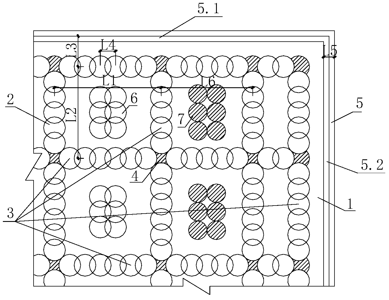 Hydropower house foundation handling method