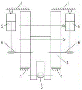 Precision forging machine locking cylinder buffer mechanism