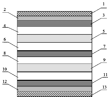Bidirectional wave-absorbing strong electromagnetic shielding light window with multi-layer graphene grid/metal grid laminated structure
