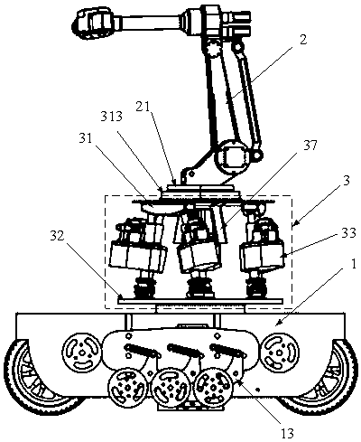 Intelligent moving equipment with execution mechanism and drive method
