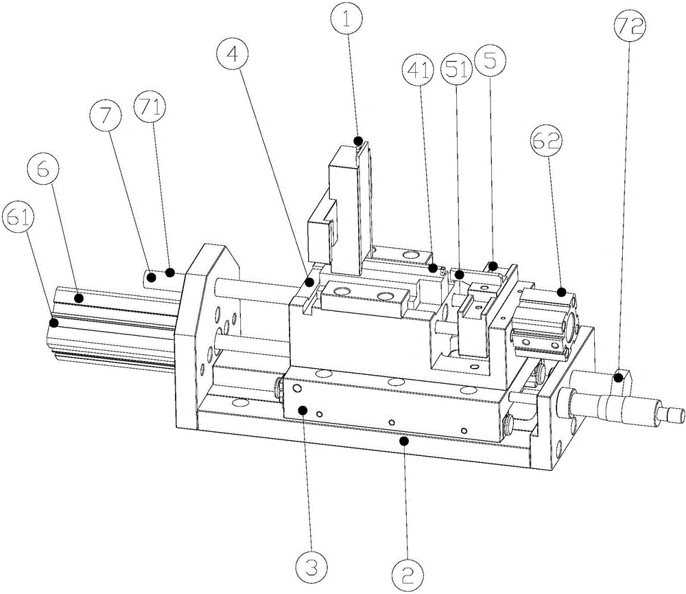 A small particle magnet automatic feeding device