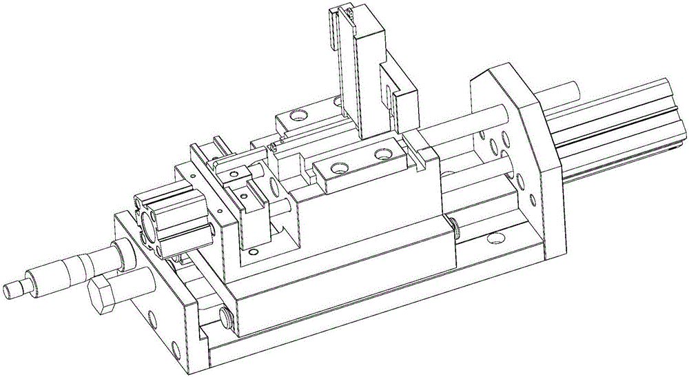 A small particle magnet automatic feeding device