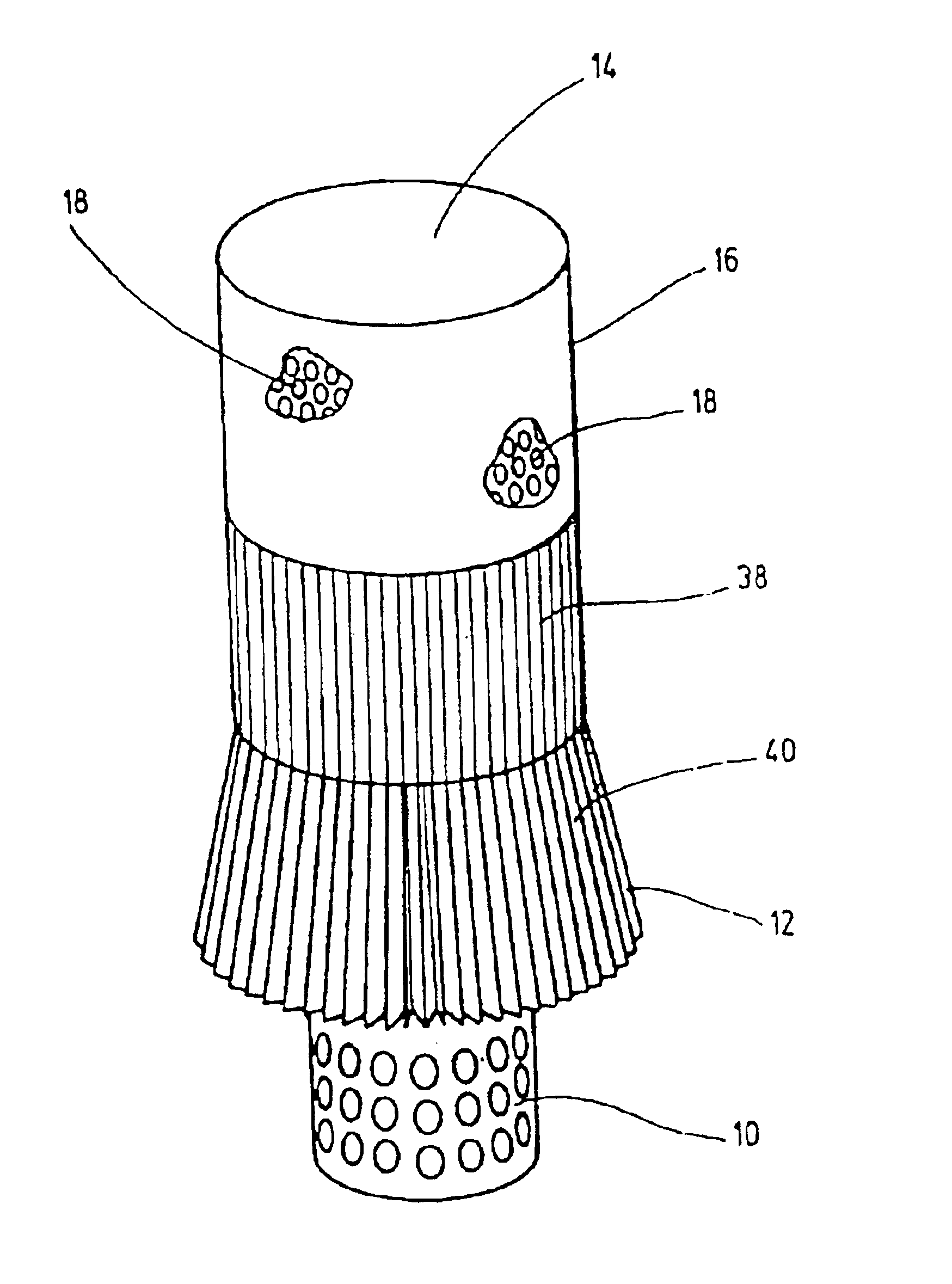 Method of assembling plastic filter element with plastic casing