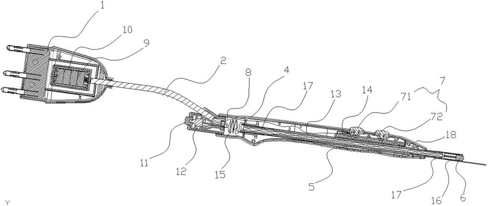 Electrosurgical pencil with telescopic light source