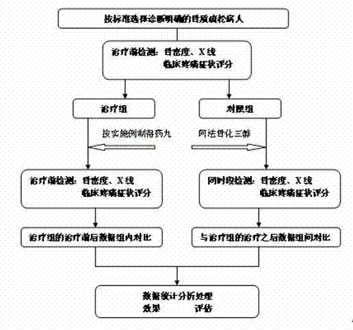 Traditional Chinese medicine composition for treating osteoporosis and preparation method thereof