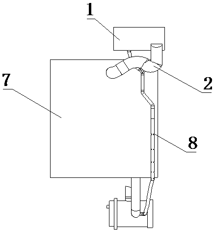 Waterproof box overflow structure of drum washing machine and drum washing machine