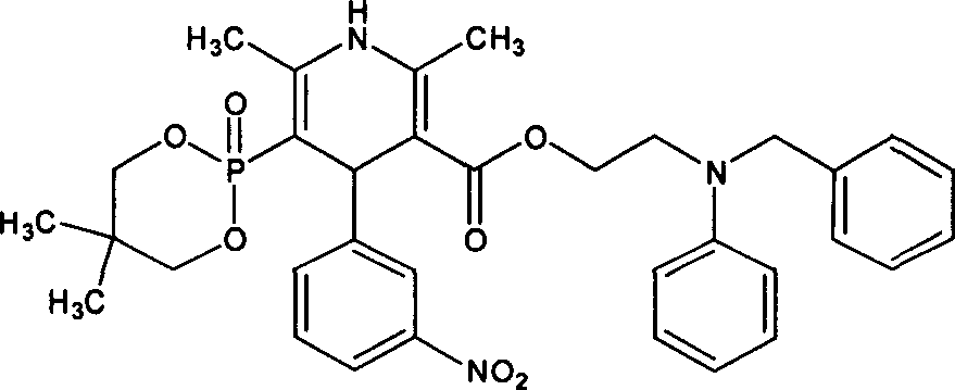 Pharmaceutical composition using efonidipine as active ingredient, its preparation method and use