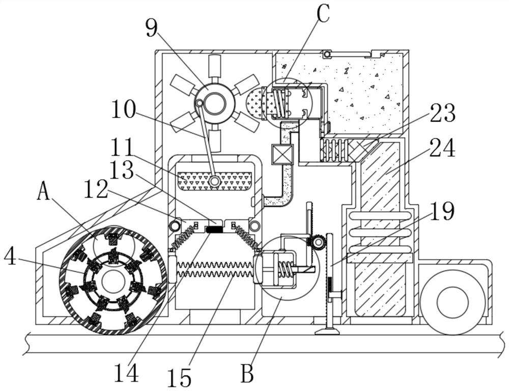 Intelligent dyeing device for textile fabric processing