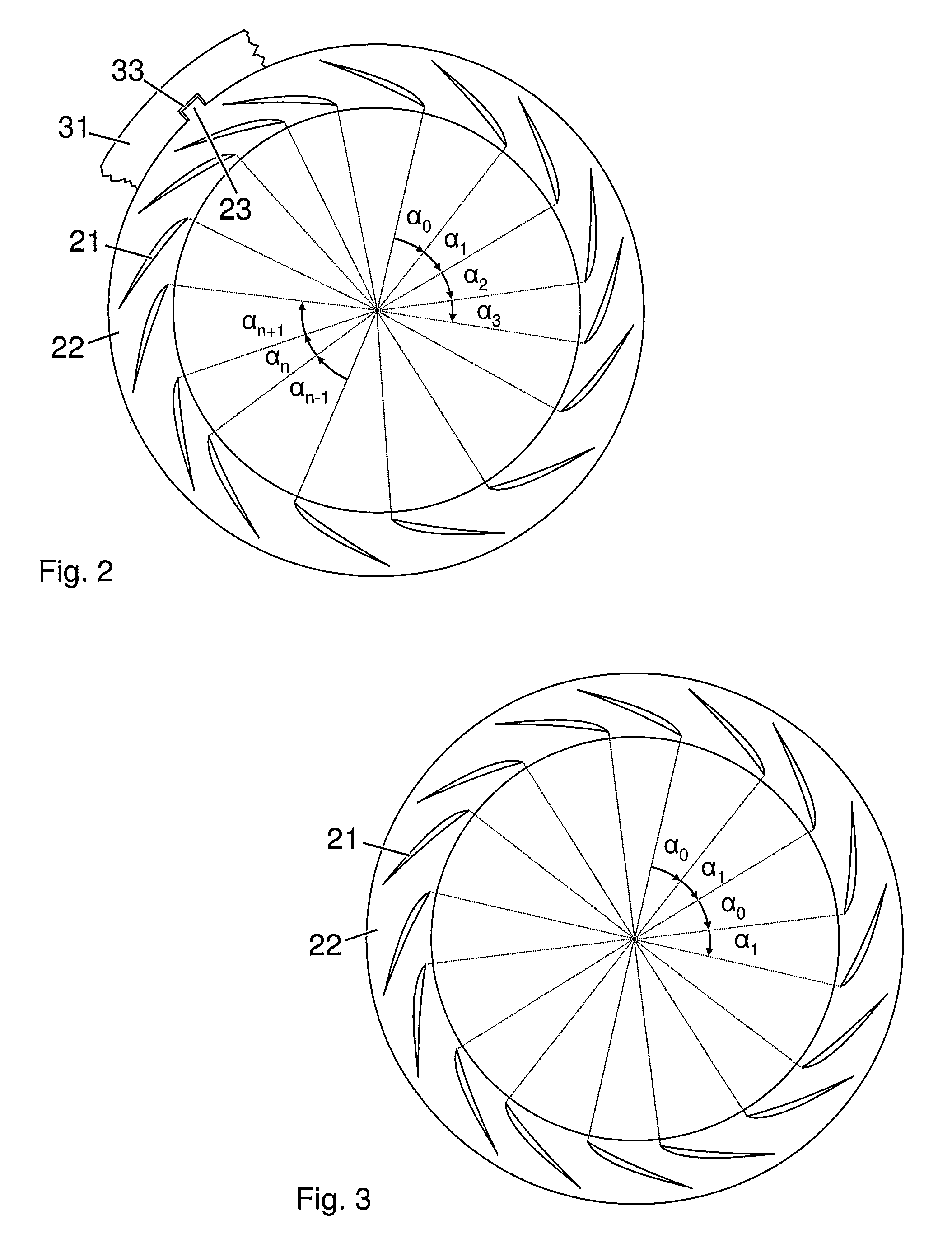 Diffuser for centrifugal compressor