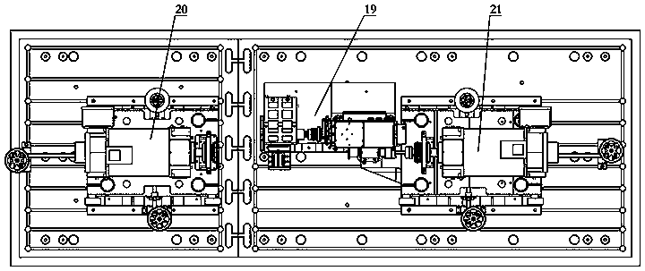 Mechanical system of high-speed test board for automobile transmission