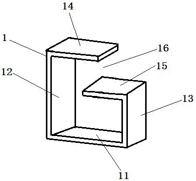 G-shaped fixing buckle for aging rack wire harness