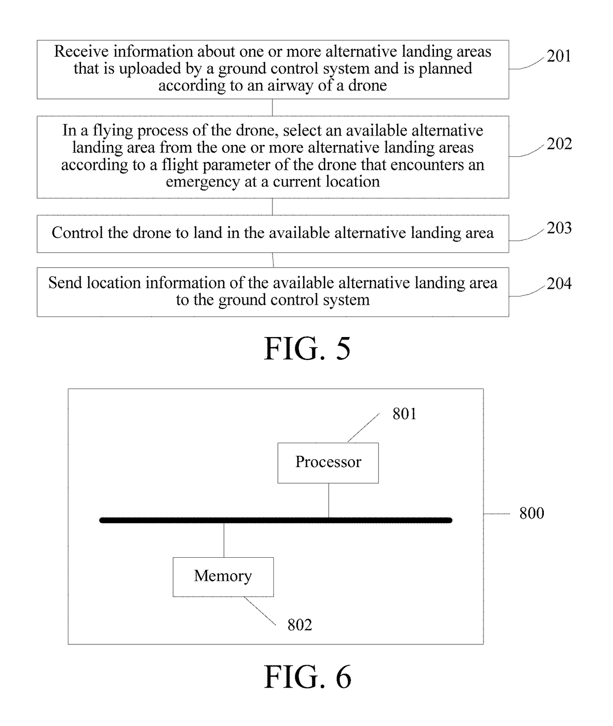 Aerial vehicle landing method, ground control system, and flight control system