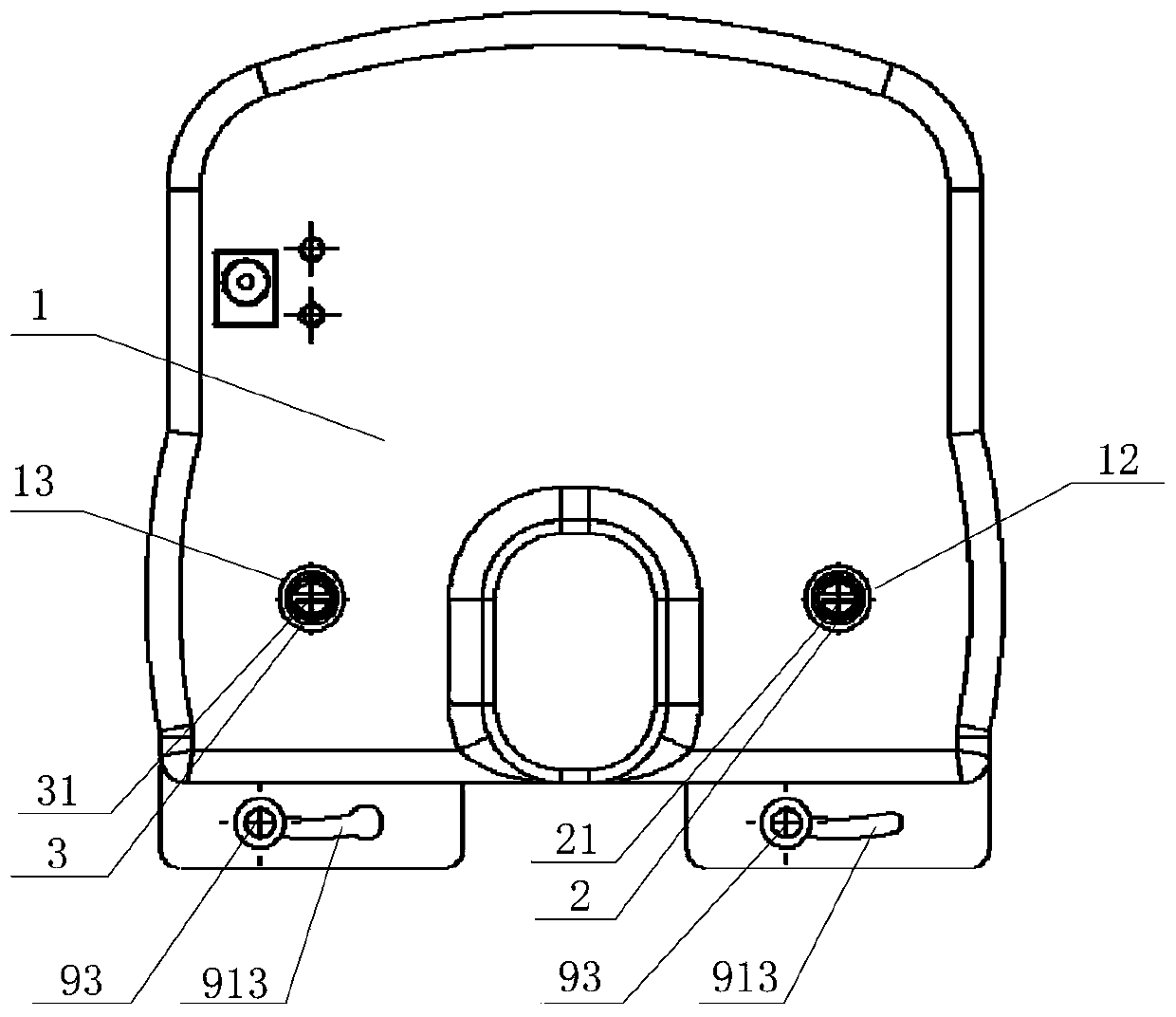 Double-rail curtain driving assembly and double-rail curtain driving device