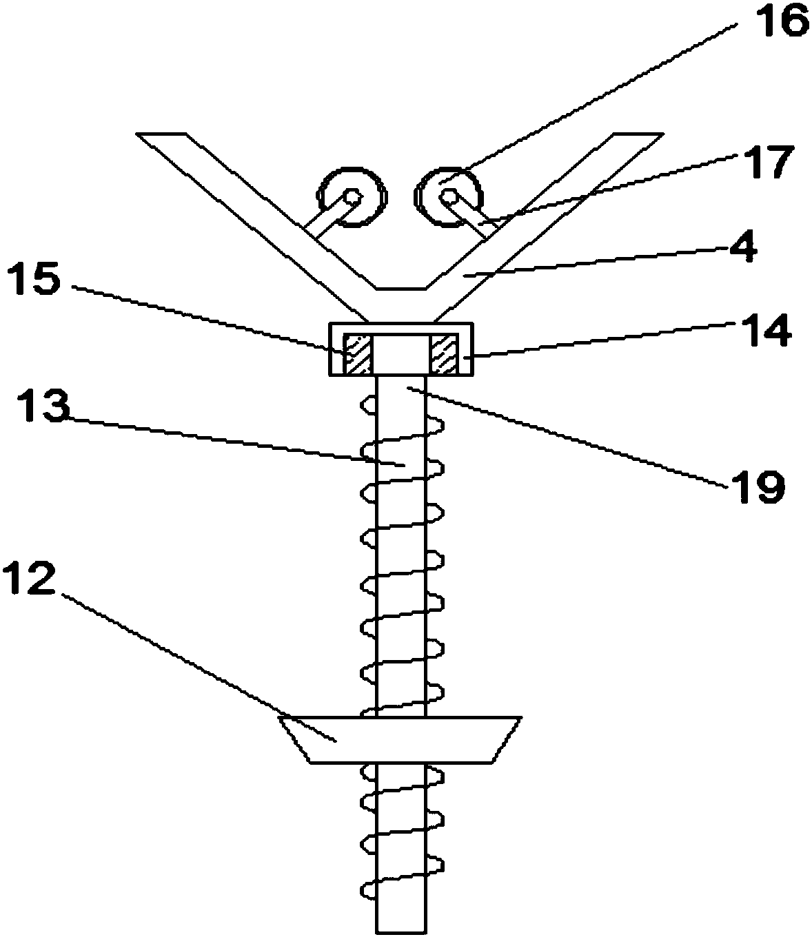 Material guiding eccentric adjusting device for production of waterproof cloth and adjusting method