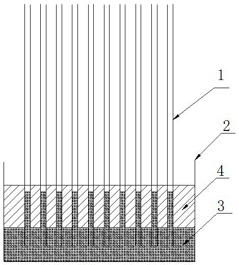 A kind of hollow fiber membrane plug processing technology