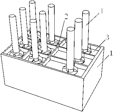 Deepwater open type wharf with combined foundation and method for constructing deepwater open type wharf