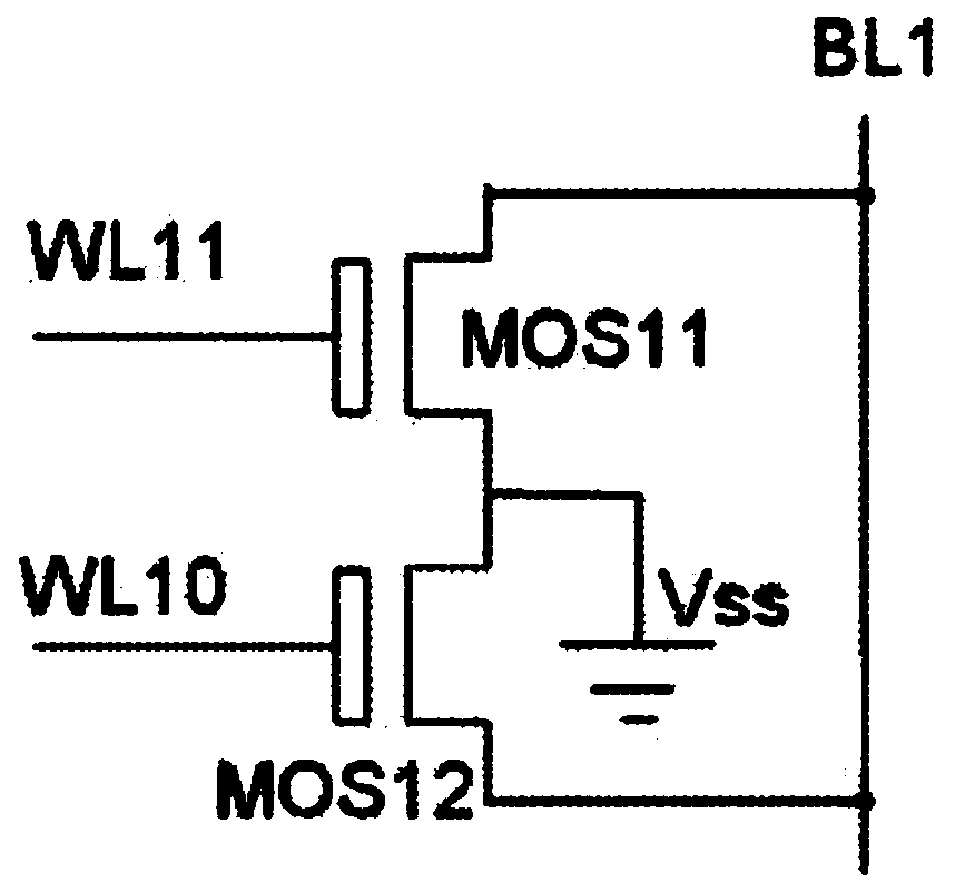 rom storage unit, storage array, memory and reading method