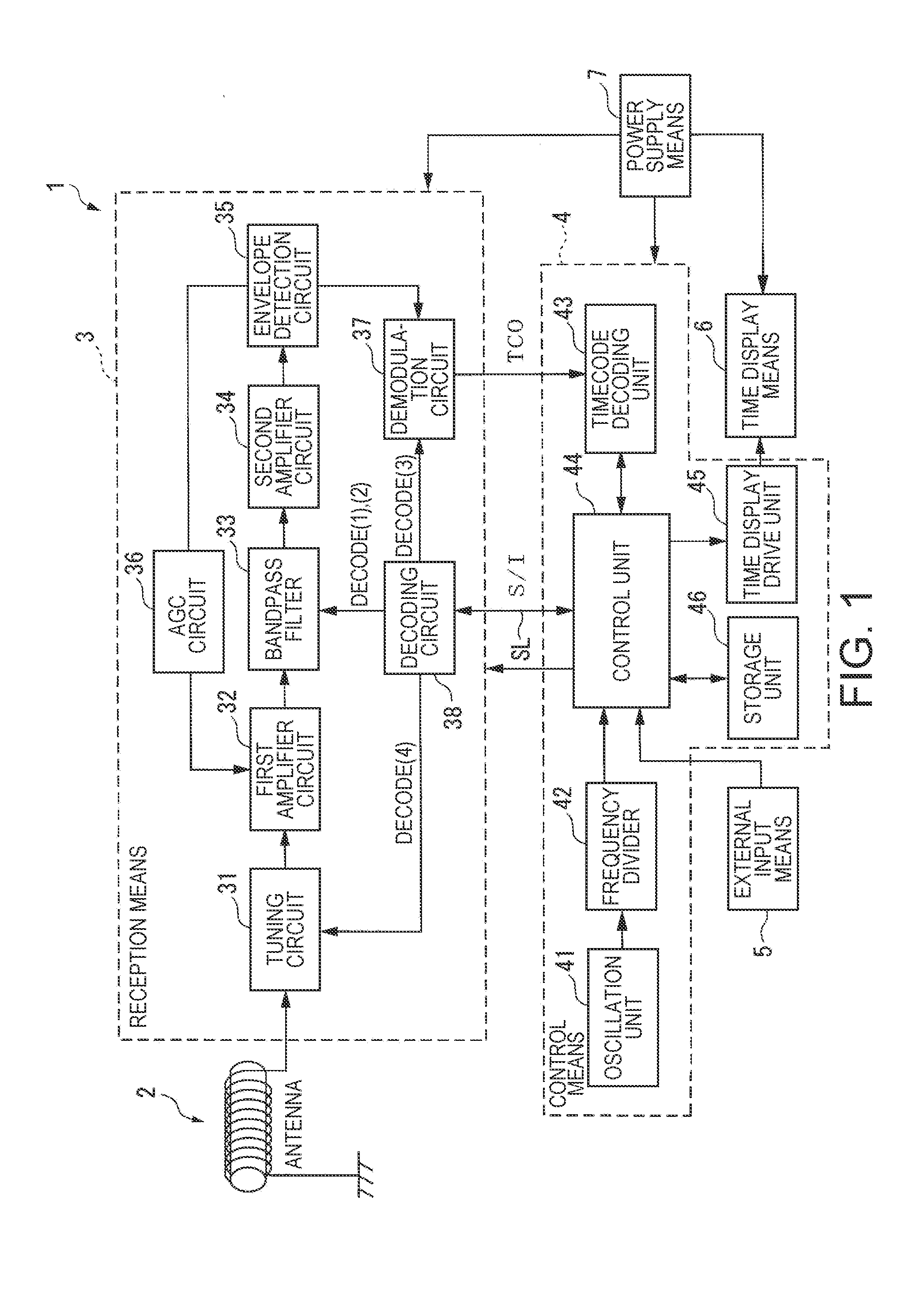 Reception Circuit, Radio-Controlled Timepiece, and Reception Circuit Control Method