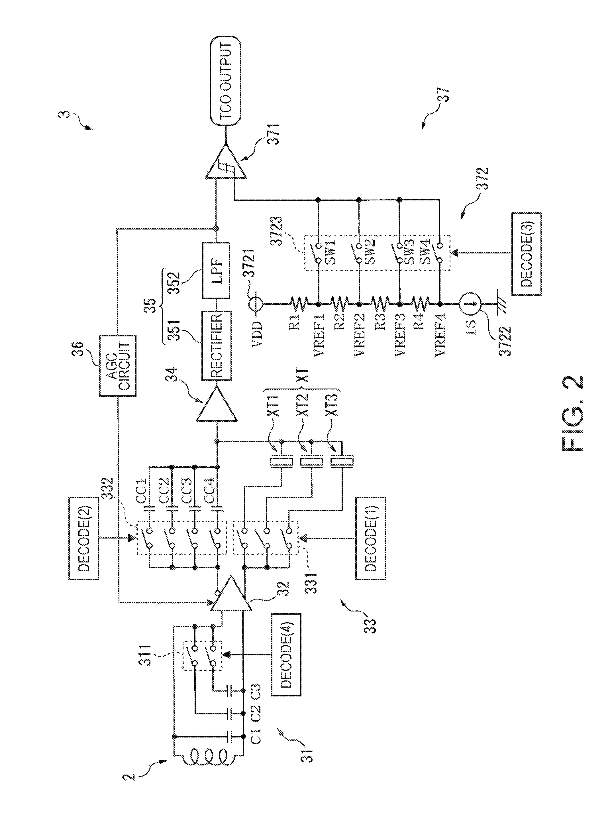 Reception Circuit, Radio-Controlled Timepiece, and Reception Circuit Control Method