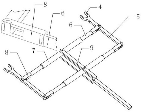 Steel frame connecting piece