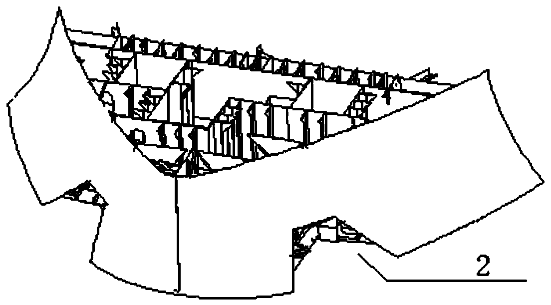 Integral single-segment pre-assembling method for anchoring platform