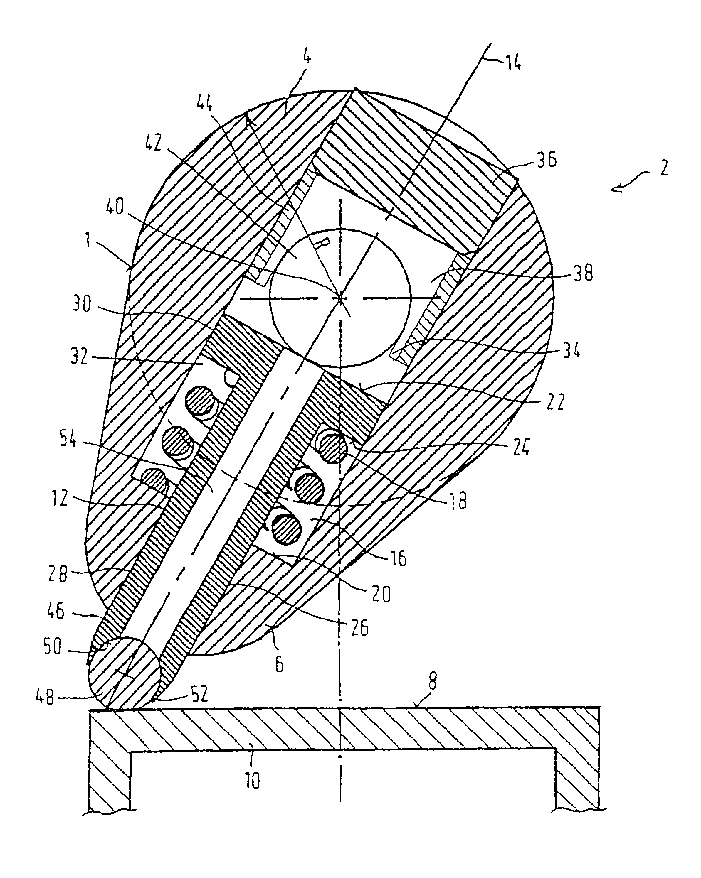 Device for the variable control of gas exchange valves in an internal combustion engine