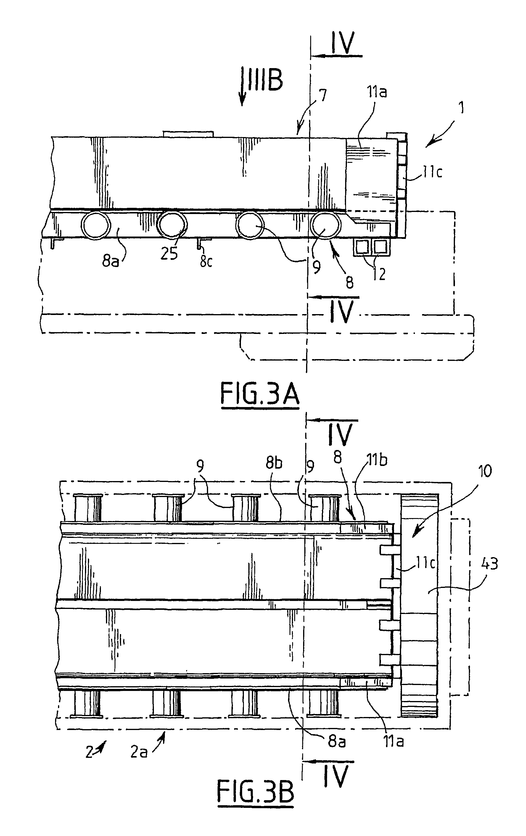Transport container for nuclear fuel assemblies and use of said container