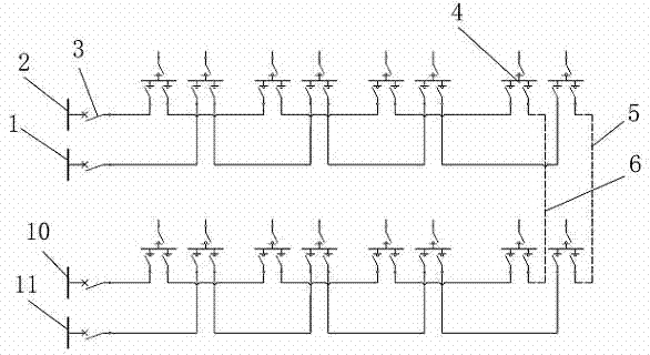 Double-loop network distribution system