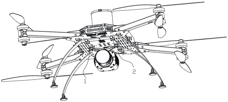 Mounting platform for drones
