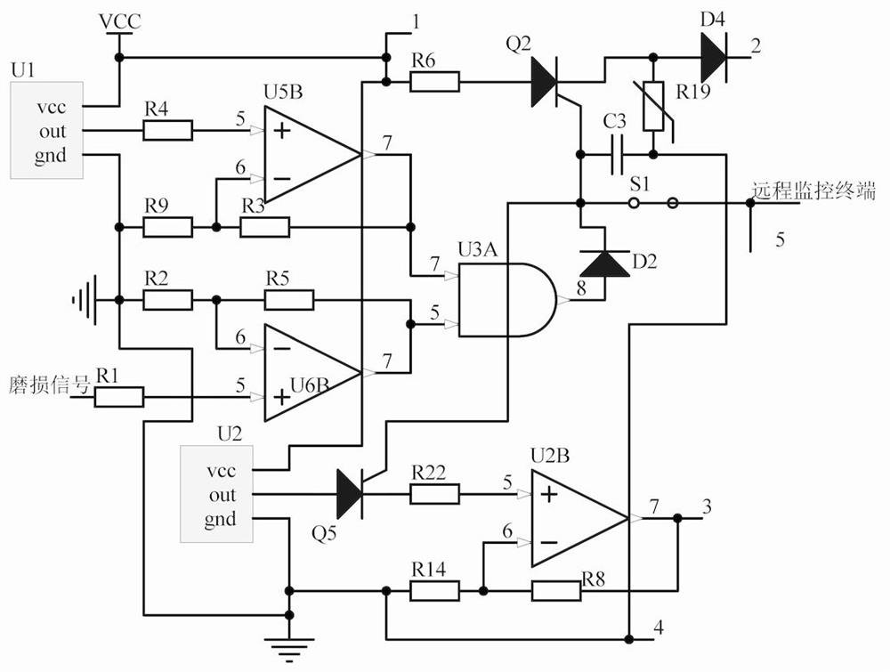 Building safety detection circuit for winch