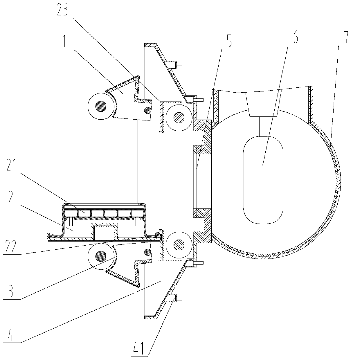 Electron curtain accelerator shield structure