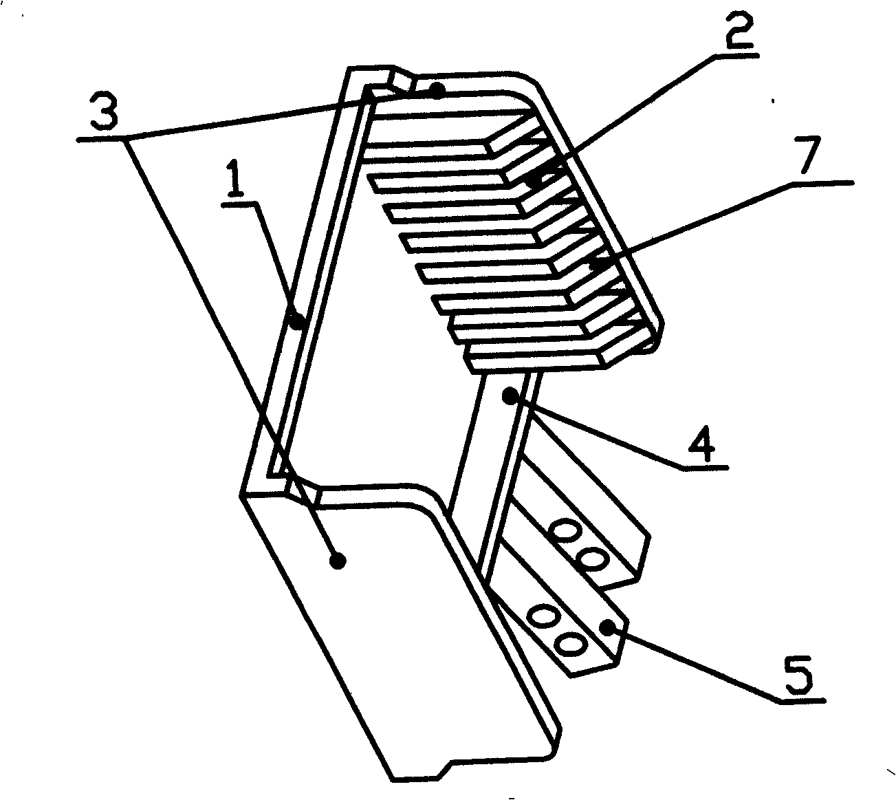 Arc-extinguishing device for load switch