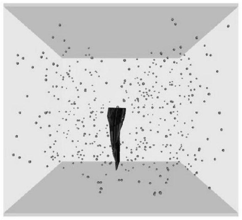 Method for observing crack initiation and expansion of hydraulic fracture by using confocal microscope