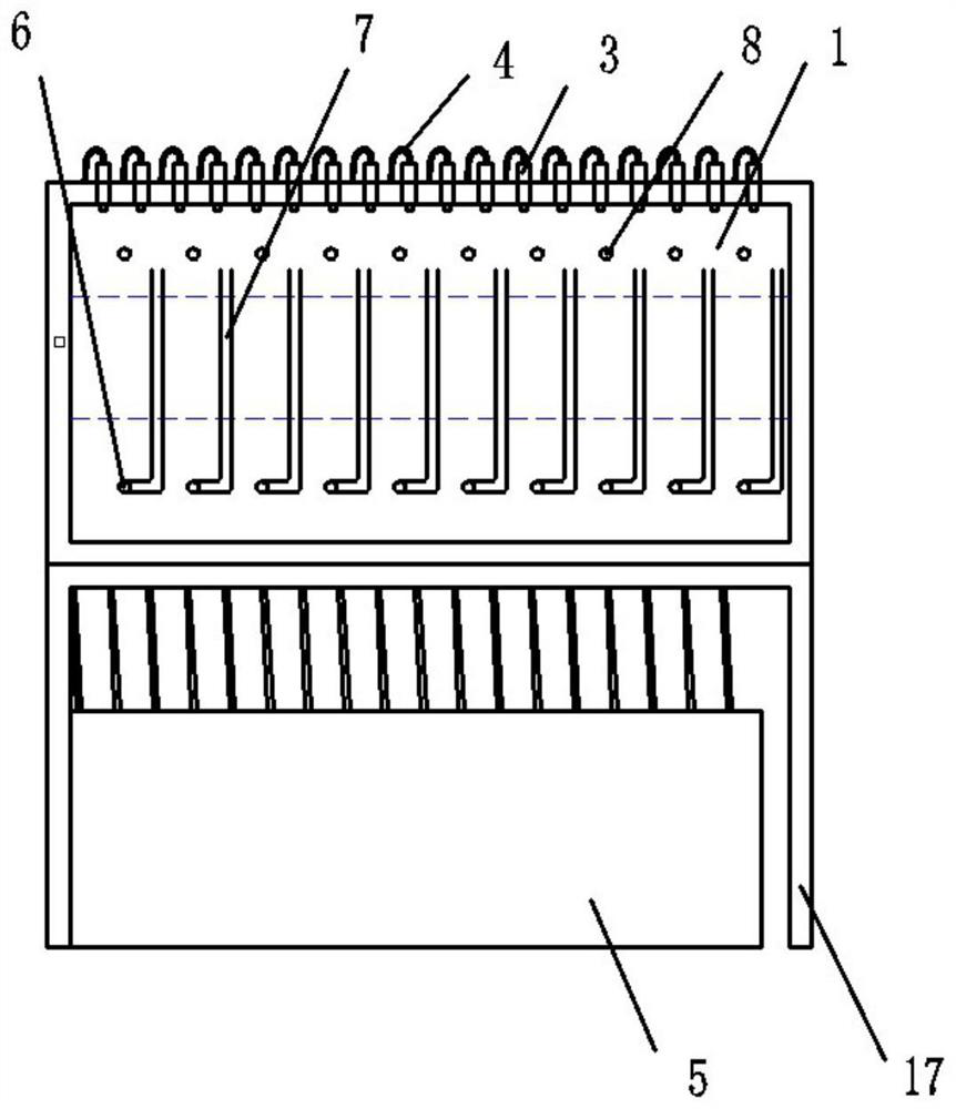 Tidal effect coupled mechanical structure of two-dimensional sea island water and salt migration simulation device