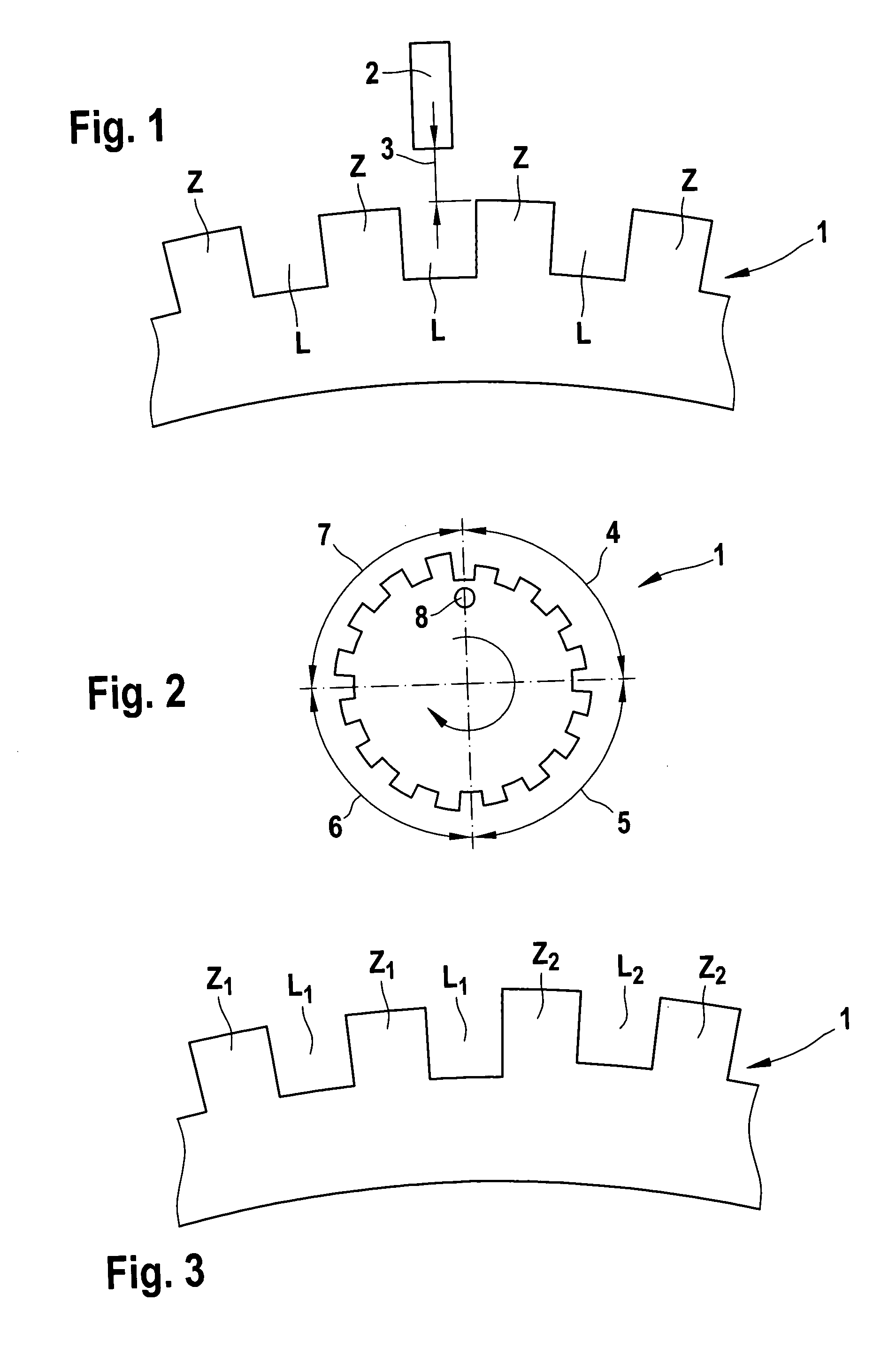 Method and arrangement for detecting parameters in displacement or angle sensors