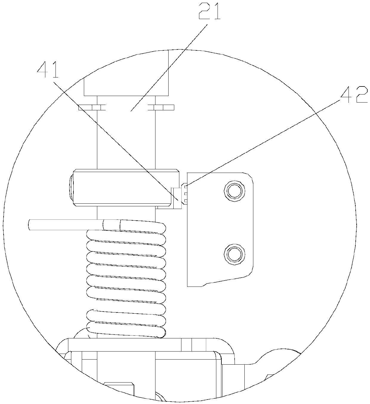 Presser foot mechanism and sewing machine with same