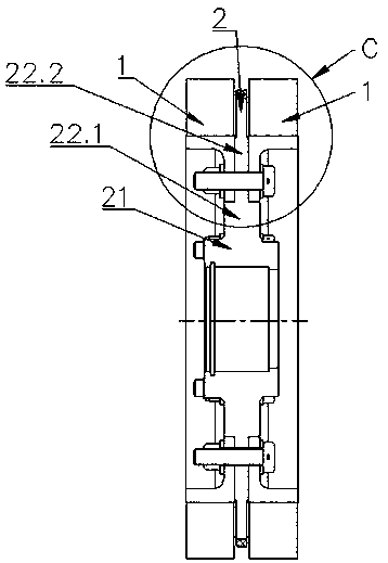 Combined solid wheel for rail transit vehicle and stiffness design method thereof