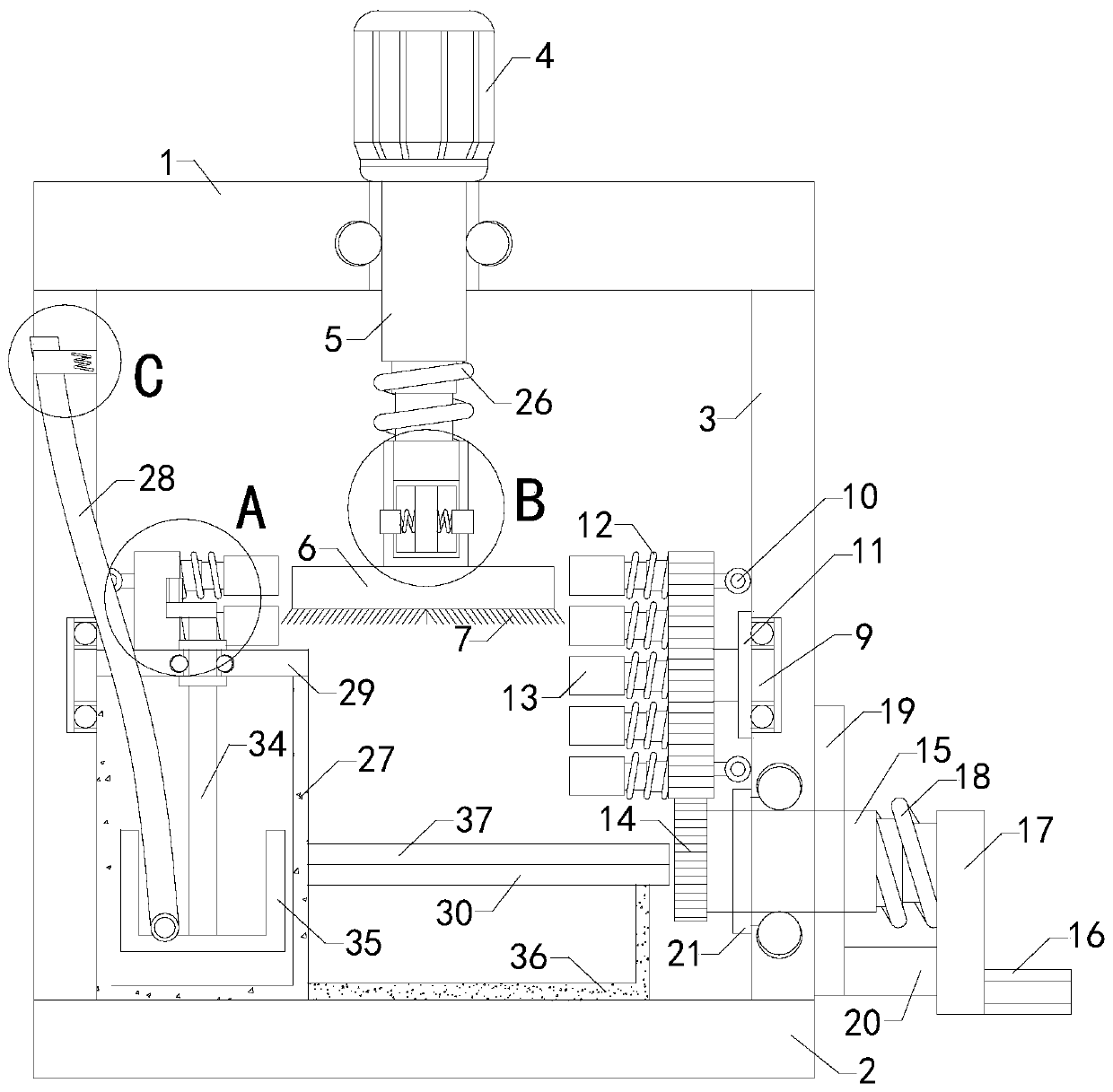 Food cleaning device for organic food research and development