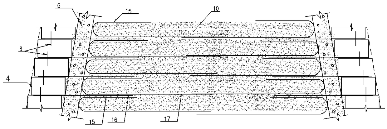 Reinforced soil retaining wall for plateau permafrost regions and construction method thereof
