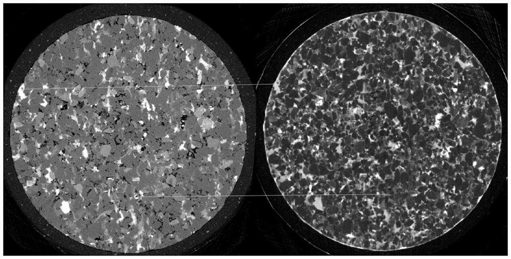 Tight sandstone core pore connectivity analysis method based on fluid injection