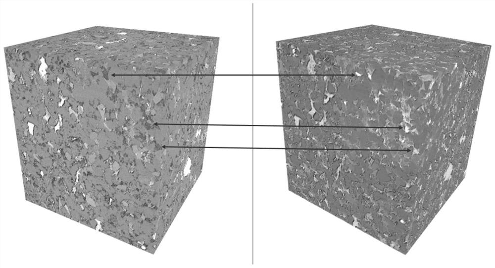 Tight sandstone core pore connectivity analysis method based on fluid injection