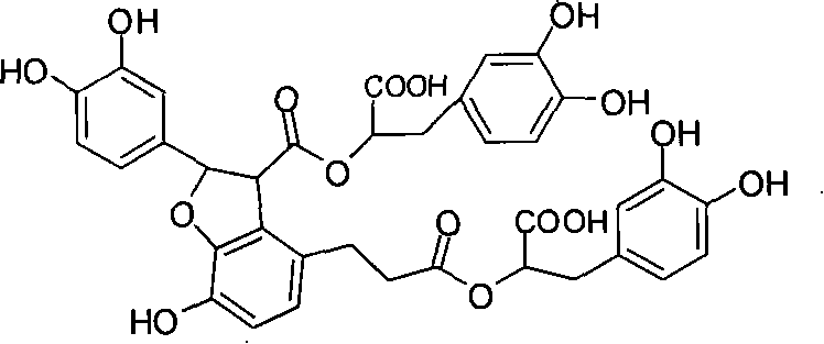 Process for abstracting high-purity tanshinol form salvia