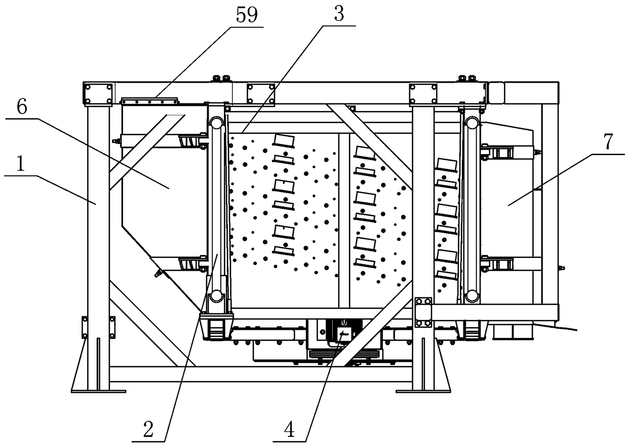 Two-stage rotary combined multi-layer sieve