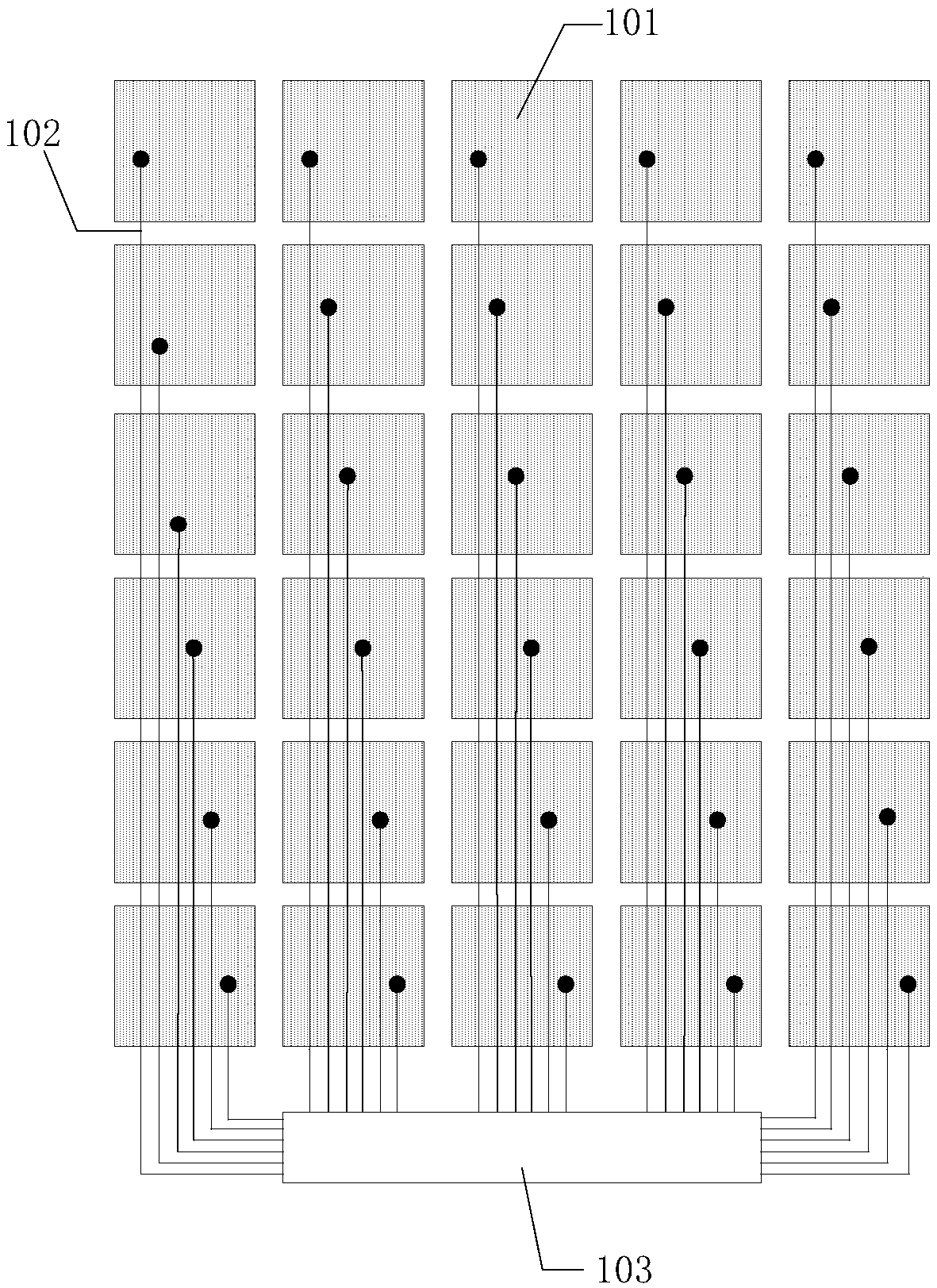 A touch electrode structure, touch screen and display device