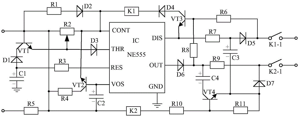 Roller-shutter-door automatic control system based on signal-processing-type driving circuit