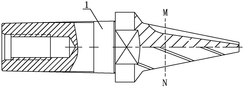 A method for reusing scrapped wheel groove taper milling cutter