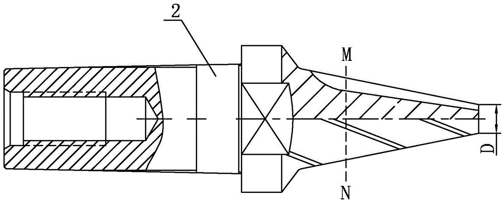 A method for reusing scrapped wheel groove taper milling cutter