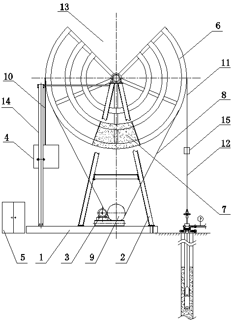 Pendulum type constant liquid level intelligent pumping unit and constant liquid level oil production method of the pumping unit