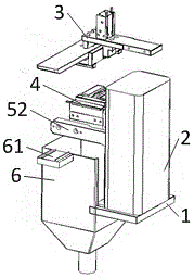 Mechanism for automatically tearing off double faced adhesive tape release paper