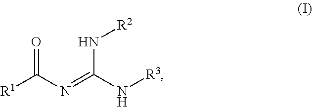 Novel process for the preparation of acylguanidines and acylthioureas